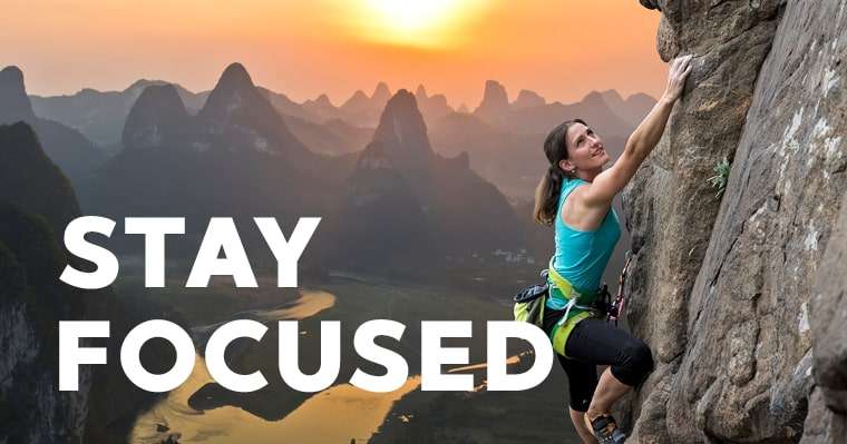 Stay focused on your resolutions