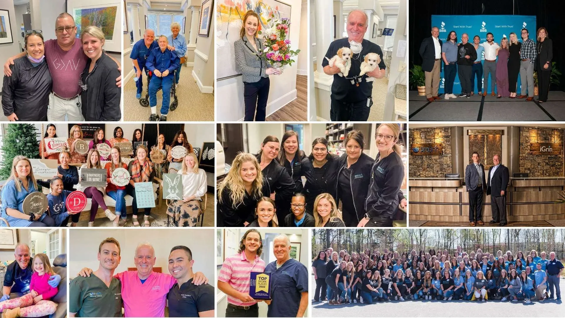 Photo collage of the AyerCare Management Team
